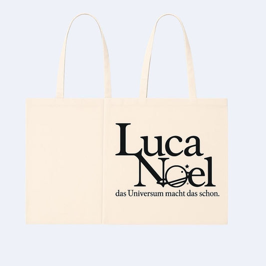 "das universum macht das schon." - Jute Beutel
