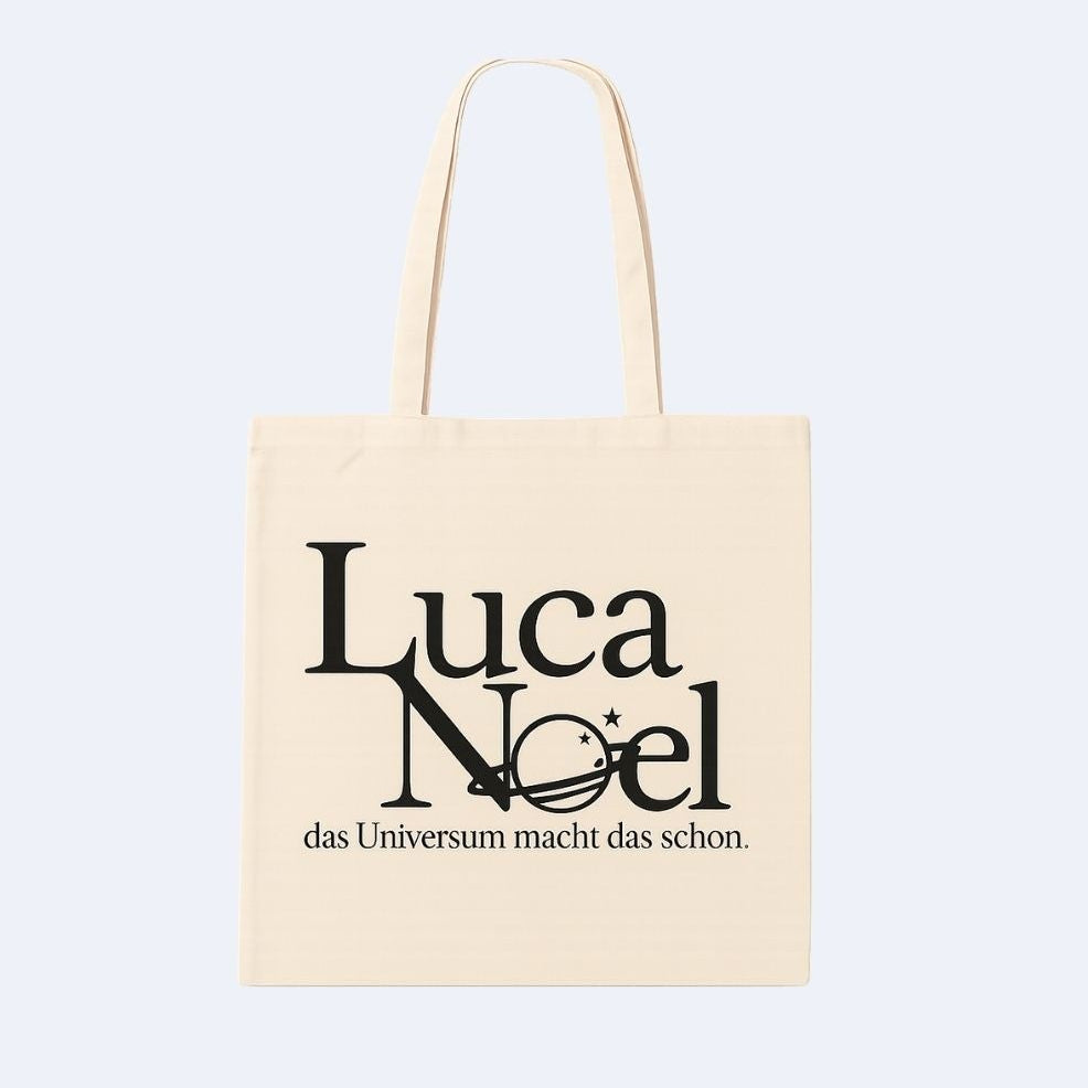 "das universum macht das schon." - Jute Beutel